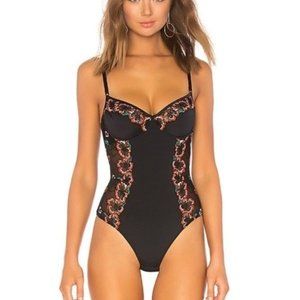 Cosabella Kaya Floral Lace Bodysuit